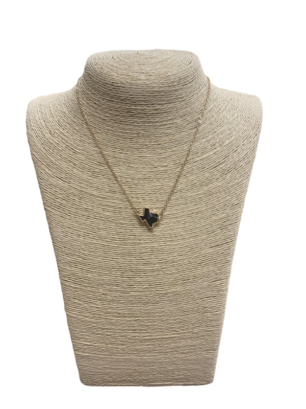 VNE1159 TEXAS STATE NECKLACES