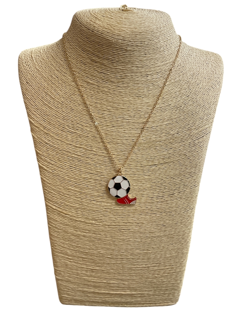 VNE1387 SOCCER  SHORT NECKLACES