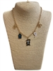 VNE2110  GRIM REAPER CHARMS NECKLACE