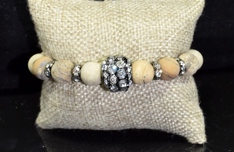 WB1297 SEMI-PRECIOUS STONE BRACELET