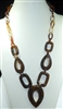 XN-1105 LONG CHAIN ACRYLIC NECKLACE