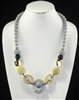 XN-1407  ACRYLIC BEADED LONG NECKLACE