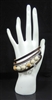 YB234 4 LAYER BEADED STONE MAGNETIC BRACELET