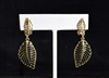 YE10011 LEAF CLIP-ON EARRINGS