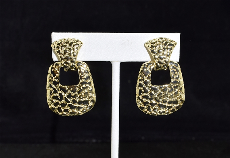 YE10012 CHUNKY CLIP-ON EARRINGS