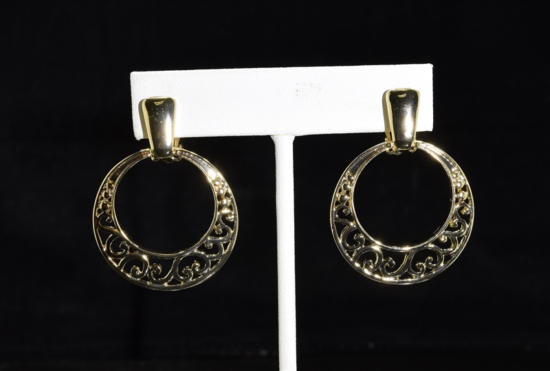 YE10016 ANTIQUE CLIP-ON EARRINGS