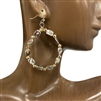 YE2206 BEADED HOOP EARRINGS