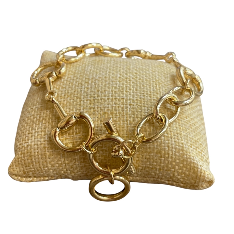 YMB4959 PLAIN TOGGLE U LINK BRACELET