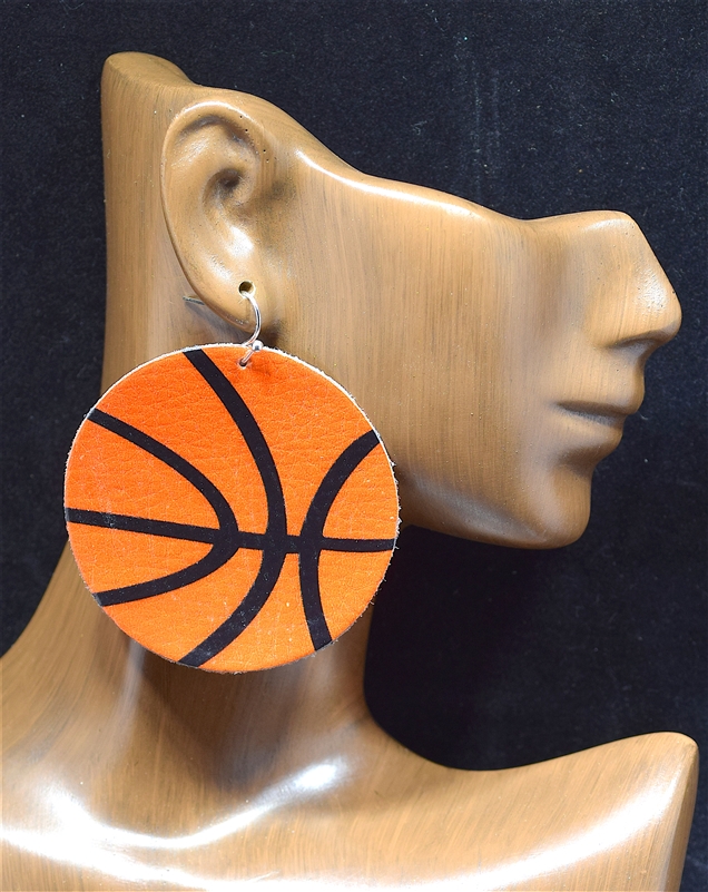 ZQE2398 SPORTS BALL EARRINGS