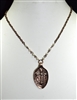 ZQN2878 "BLESSED" HAMMERED SPOON NECKLACE