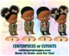 Boss Baby Centerpieces with Stand OR Cut Outs, Boss Baby Gucci, Boss Baby Burberry
