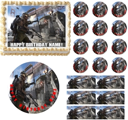 CALL OF DUTY Advanced Warfare Bridge Edible Cake Topper Image Frosting Sheet-All Sizes!