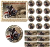 Motocross Dirt Bike Racing Edible Cake Topper Image Frosting Sheet