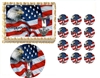 Eagle Scout Court of Honor Ceremony Flag with Ribbon Edible Cake Topper Frosting Sheet - All Sizes!