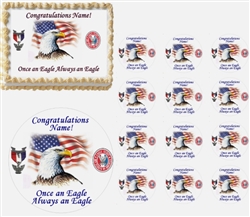 Eagle Scout Court of Honor Edible Cake Topper Image, Eagle Flag Cake, Eagle Scout Cake, Eagle Scout Cupcakes, Court of Honor Cake, Boy Scout