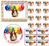 GUINEA PIG Wearing Party Hat Edible Cake Topper Image Frosting Sheet - All Sizes!