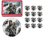 Halo 4 Fighting Edible Cake Topper Frosting Sheet - All Sizes!