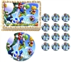 Super Mario Luigi Yoshi Edible Cake Topper Frosting Sheet - All Sizes!