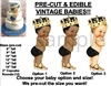 PRE-CUT Little Prince Black Diaper Gold Crown Baby EDIBLE Cake Topper Image
