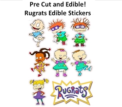 Pre Cut Rugrats Characters Edible Cake Cupcake Stickers Decals