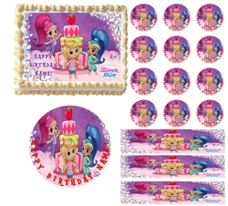 SHIMMER and SHINE Edible Cake Topper Image Frosting Sheet Cake Decoration Edible