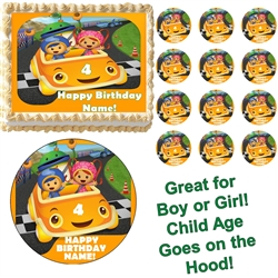 Team Umizoomi and Car Party Edible Cake Topper Frosting Sheet - All Sizes!