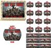 Walking Dead All Out War Edible Cake Topper Image Cupcakes Walking Dead Cake