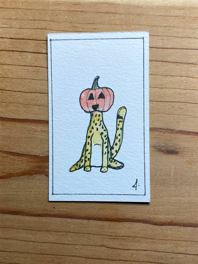 Cheetah Pumpkin