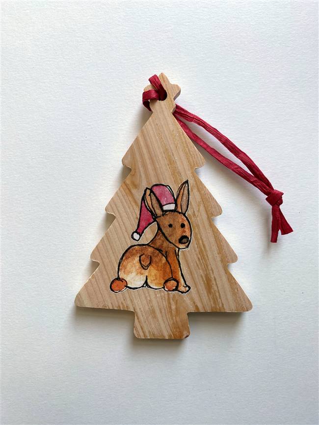 Ornament - Christmas Corgi