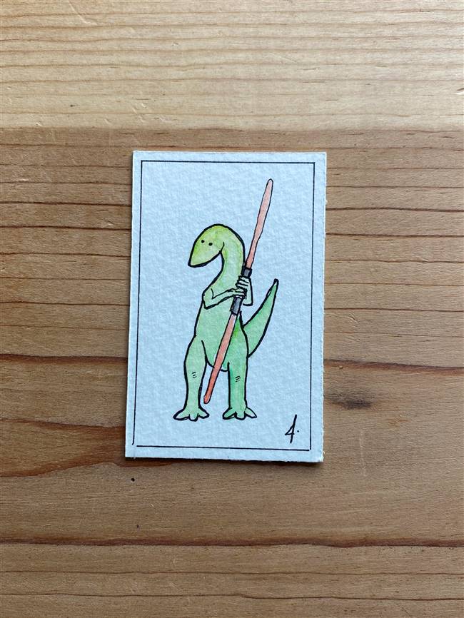 Jedi Dinosaur