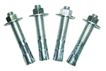 Concrete Anchor Bolts - 4 Pack - 3/4" x 4"