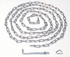 Heavy Duty Wheel Chock Chain - 3/16" Thick