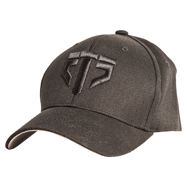 ETS Logo Hat, Black with Black Logo