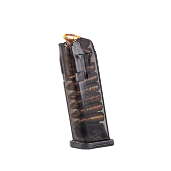 Carbon Smoke 15rd (9mm) mag fits Glock 19, 26, and 49
