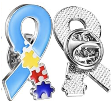AA - Pin Lazo Azul y Puzzle