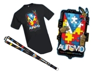 Combo 1P - Tshirt Algodon Plus, Lanyard y Sticker 2024