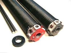 garage door torsion spring .273 X 2 1/4" pair, left wound and right wound spring