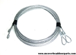 Garage door cables for 7' high door with torsion spring system