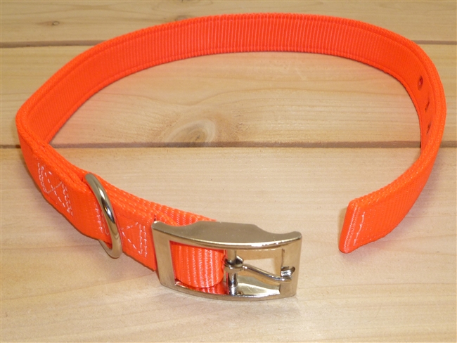 1" x 24" Double Ply Collar w/ Buckle on End