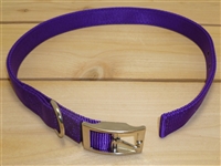 1" x 28" Double Ply Collar w/ Buckle on End