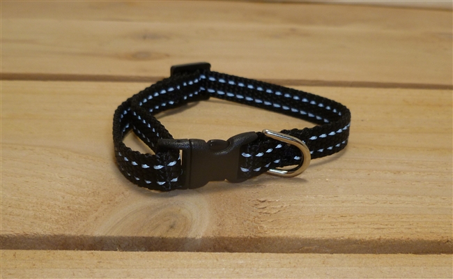 3/8" Adjustable Cat Collar - Reflective