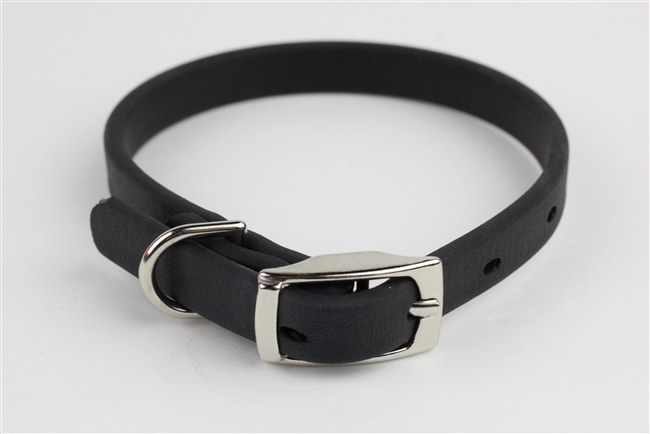 1/2" x 8" Synthetic Leather Strap Collar