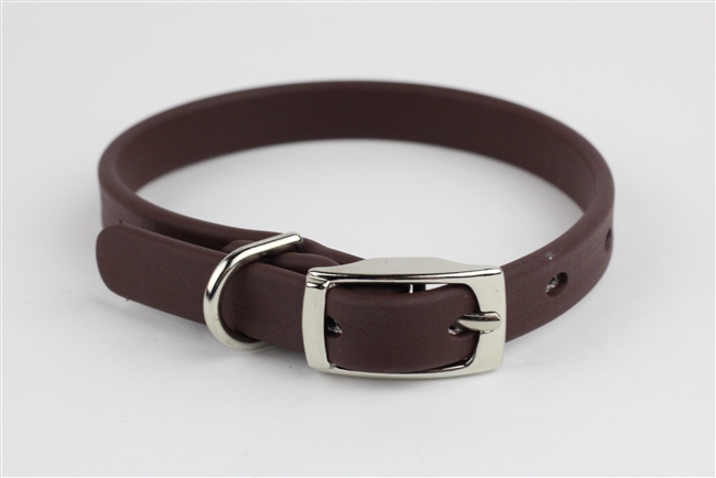 1/2" x 14" Synthetic Leather Strap Collar