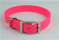 1" x 18" Synthetic Leather Strap Collar