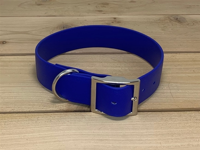 1 1/2" x 22" Synthetic Leather Strap Collar