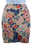 Patriotic mini skirt for ladies