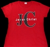 100% cotton crew neck JC Jesus Christ His and Hers tees.