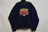 A kid's cotton, unisex sweatshirt, Jesus Is My Hero