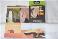 Our Ministry Appreciation Card set includes three cards for each of the four designs, along with scripture reference.