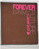 Brown with pink 1 inch 3 ring binder with pockets. The outside front and back covers feature scripture quotes.
